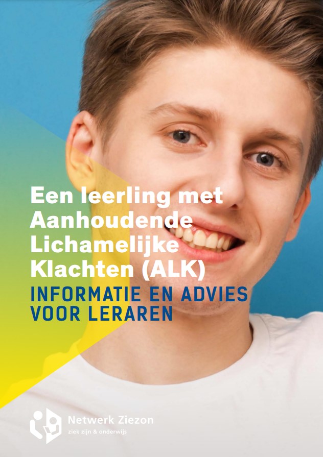 Voorkant brochure Aanhoudende Lichamelijke Klachten (ALK) juli 2023