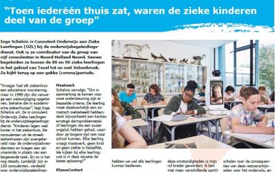 Interview over begeleiding zieke leerlingen