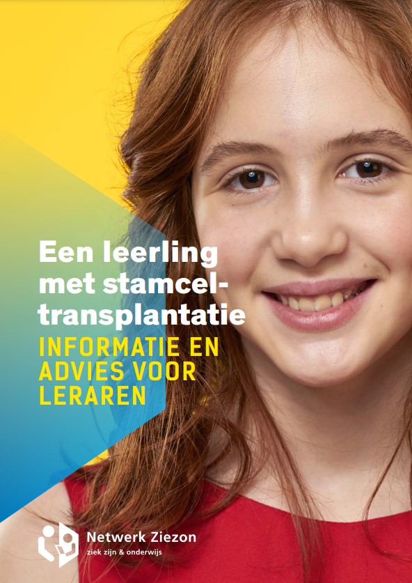 Voorkant brochure stamceltranslplantatie juni 2023